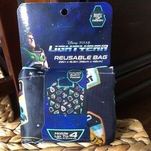 Disney Pixar: Lightyear: Buzz patches Reusable Bag (23”x16.5”).